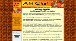 Desktop Screenshot of africhef.com